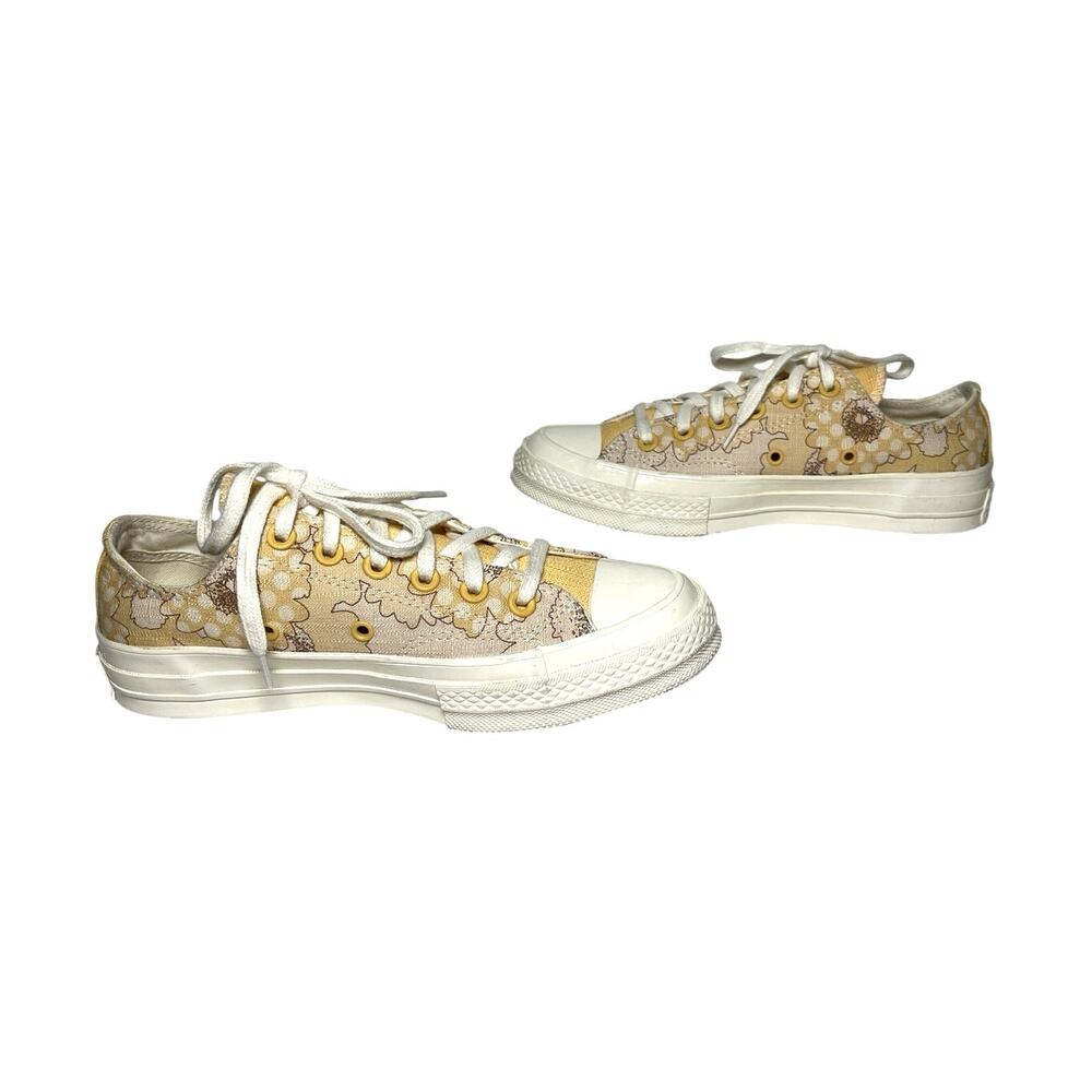 CONVERSE Chuck Taylor® 70 Ox Sneaker Women’s Yellow Daisy Print - Picture 5 of 7